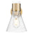 Innovations Lawton Cone 8" Wall Sconce, BB/Seedy