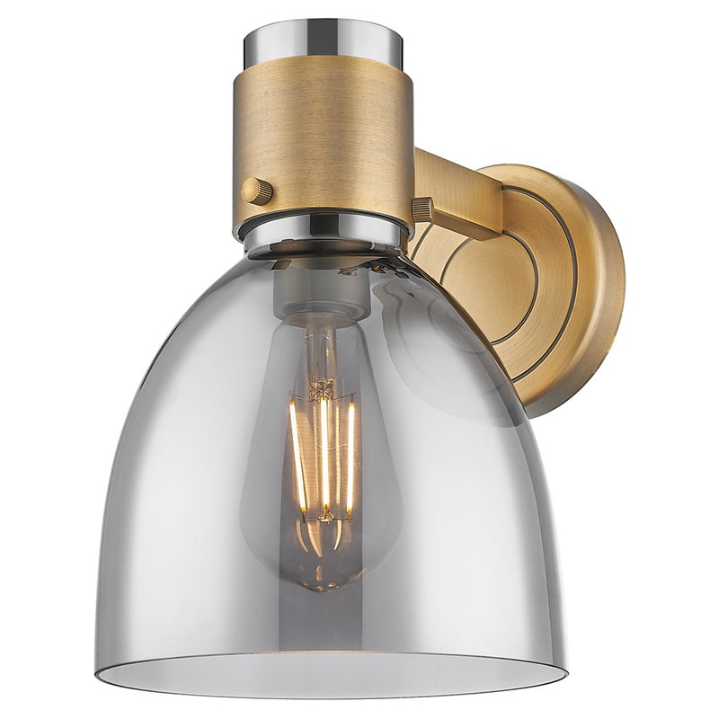 Innovations Lawton Bell 8" Wall Sconce, BB/Smoke