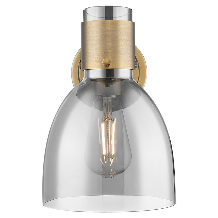 Innovations Lawton Bell 8" Wall Sconce, BB/Smoke