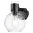 Innovations Lawton Sphere 1Lt 8" Wall Sconce, Black/Seedy - 464-1W-BK-G464B-7SDY