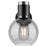 Innovations Lawton Sphere 1Lt 8" Wall Sconce, Black/Smoke