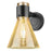Innovations Lawton Cone 1Lt 8" Wall Sconce, Black/Mercury - 464-1W-BK-G464C-7ME