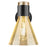 Innovations Lawton Cone 1Lt 8" Wall Sconce, Black/Mercury