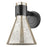 Innovations Lawton Cone 1Lt 8" Wall Sconce, Black/Mercury