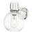Innovations Lawton Sphere 8" Wall Sconce, PN/Clear - 464-1W-PN-G464B-7CL