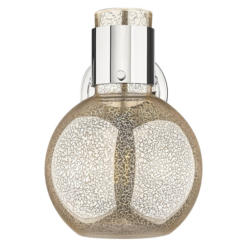 Innovations Lawton Sphere 8" Wall Sconce, PN/Merc