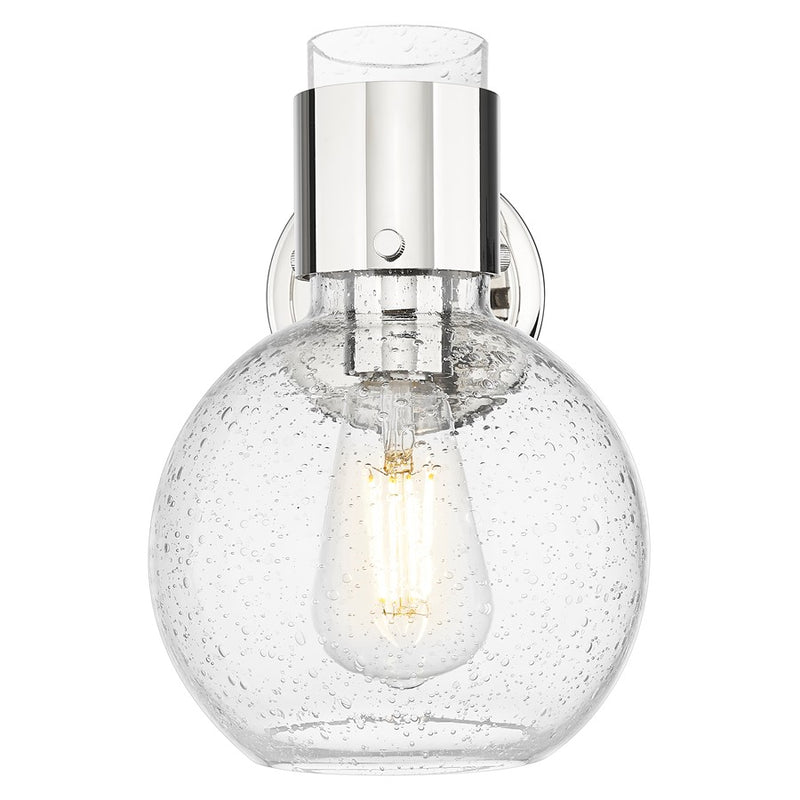 Innovations Lawton Sphere 8" Wall Sconce, PN/Seedy