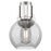 Innovations Lawton Sphere 8" Wall Sconce, PN/Smoke