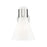 Innovations Lawton Cone 1Lt 8" Sconce, Polished Nickel/Gloss White