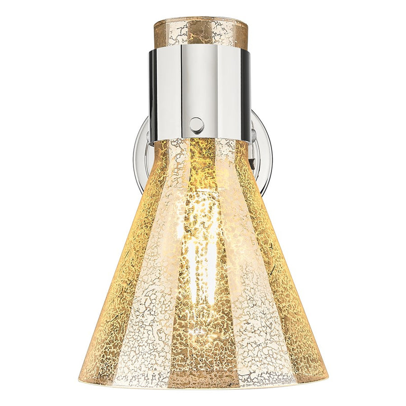 Innovations Lawton Cone 8" Wall Sconce, PN/Merc