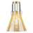 Innovations Lawton Cone 8" Wall Sconce, PN/Merc