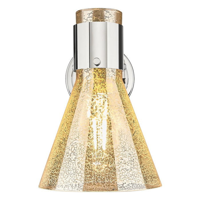 Innovations Lawton Cone 8" Wall Sconce, PN/Merc