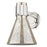 Innovations Lawton Cone 8" Wall Sconce, PN/Merc