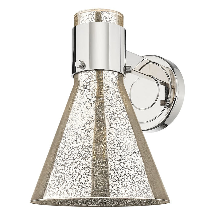 Innovations Lawton Cone 8" Wall Sconce, PN/Merc