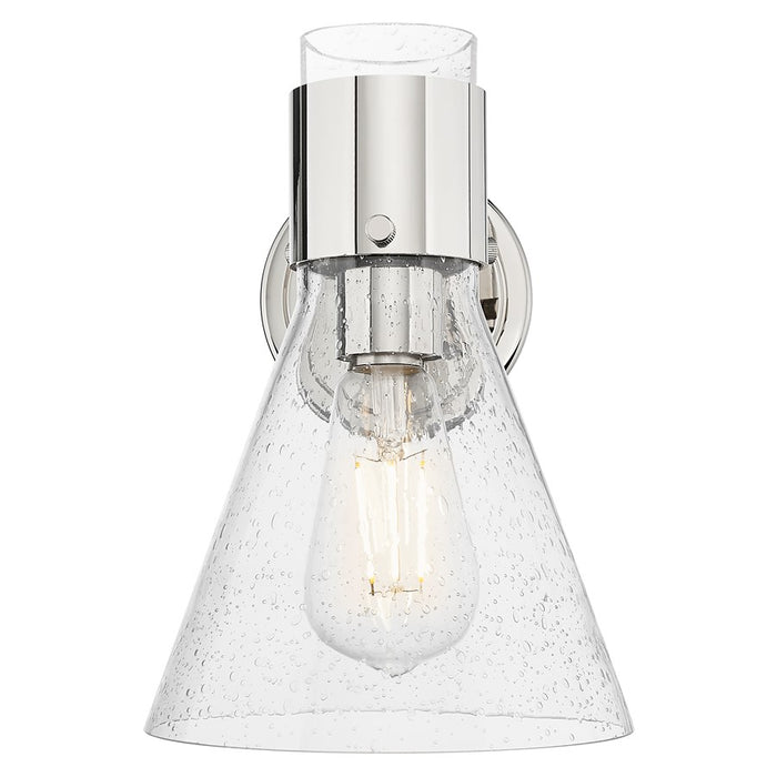 Innovations Lawton Cone 8" Wall Sconce, PN/Seedy