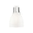 Innovations Lawton Bell 1Lt 8" Sconce, Polished Nickel/Gloss White