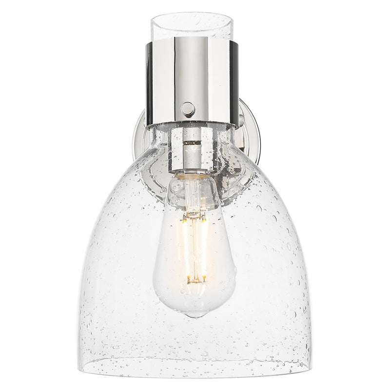 Innovations Lawton Bell 8" Wall Sconce, PN/Seedy