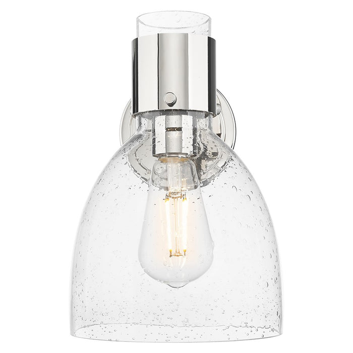 Innovations Lawton Bell 8" Wall Sconce, PN/Seedy