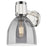 Innovations Lawton Bell 8" Wall Sconce, PN/Smoke - 464-1W-PN-G464D-7SM