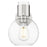 Innovations Lawton Sphere 8" Wall Sconce, SN/Clear