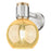 Innovations Lawton Sphere 8" Wall Sconce, SN/Merc - 464-1W-SN-G464B-7ME