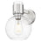 Innovations Lawton Sphere 8" Wall Sconce, SN/Seedy - 464-1W-SN-G464B-7SDY