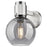Innovations Lawton Sphere 8" Wall Sconce, SN/Smoke - 464-1W-SN-G464B-7SM