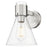 Innovations Lawton Cone 8" Wall Sconce, Satin Nickel/Clear - 464-1W-SN-G464C-7CL