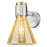 Innovations Lawton Cone 8" Wall Sconce, SN/Merc - 464-1W-SN-G464C-7ME
