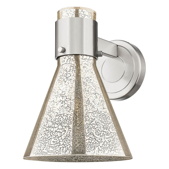 Innovations Lawton Cone 8" Wall Sconce, SN/Merc