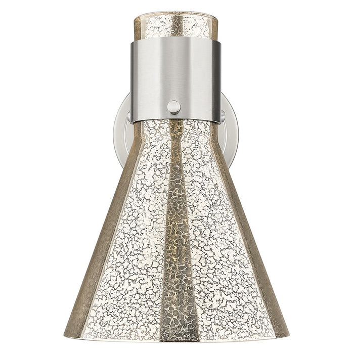 Innovations Lawton Cone 8" Wall Sconce, SN/Merc