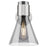 Innovations Lawton Cone 8" Wall Sconce, Satin Nickel/Smoke