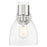 Innovations Lawton Bell 8" Wall Sconce, Satin Nickel/Clear
