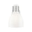 Innovations Lawton Bell 1Lt 8" Sconce, Satin Nickel/Gloss White