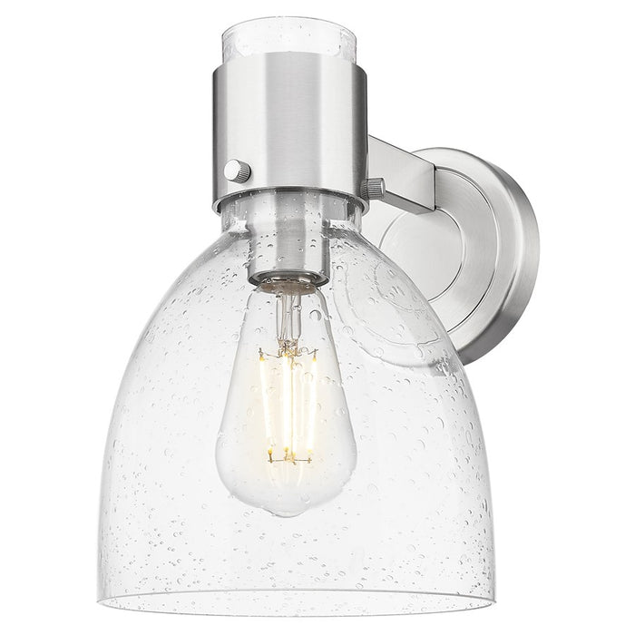 Innovations Lawton Bell 8" Wall Sconce, SN/Seedy - 464-1W-SN-G464D-7SDY