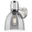 Innovations Lawton Bell 8" Wall Sconce, Satin Nickel/Smoke - 464-1W-SN-G464D-7SM