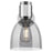 Innovations Lawton Bell 8" Wall Sconce, Satin Nickel/Smoke