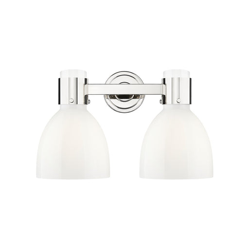 Innovations Lawton Bell 2Lt 16" Bath, PN/Gloss White - 464-2W-PN-G464D-7GW