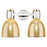 Innovations Lawton Bell 2Lt 16" Bath, PN/Merc - 464-2W-PN-G464D-7ME
