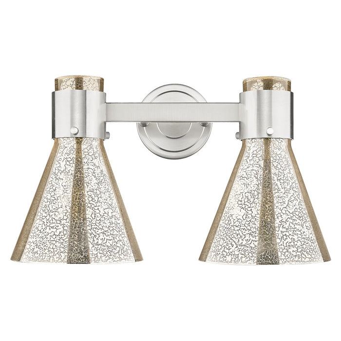 Innovations Lawton Cone 2Lt 16" Bath, Satin Nickel/Mercury