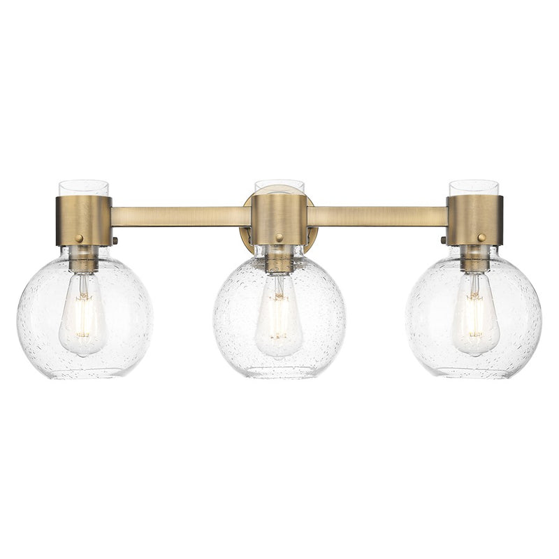 Innovations Lawton Sphere 3Lt 24" Bath, BB/Seedy - 464-3W-BB-G464B-7SDY