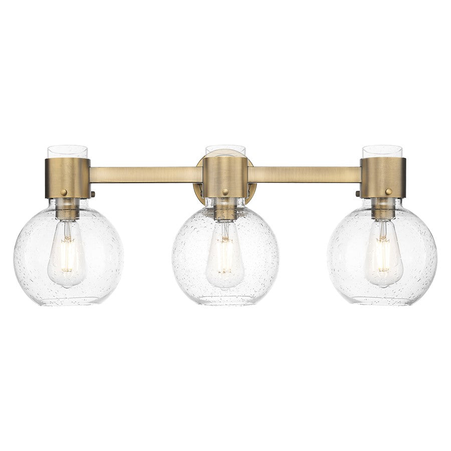 Innovations Lawton Sphere 3Lt 24" Bath, BB/Seedy - 464-3W-BB-G464B-7SDY