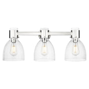 Innovations Lawton Bell 3Lt 24" Bath, PN/Seedy - 464-3W-PN-G464D-7SDY