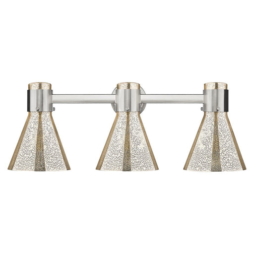 Innovations Lawton Cone 3Lt 24" Bath, Satin Nickel/Mercury