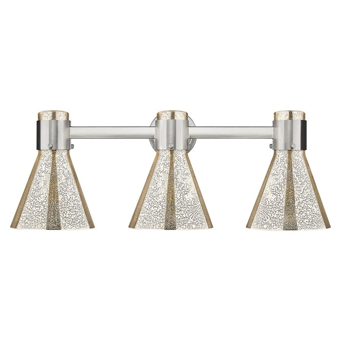 Innovations Lawton Cone 3Lt 24" Bath, Satin Nickel/Mercury