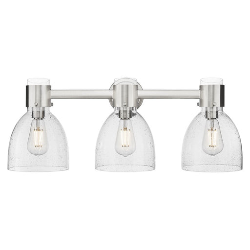 Innovations Lawton Bell 3Lt 24" Bath, Satin Nickel/Seedy - 464-3W-SN-G464D-7SDY