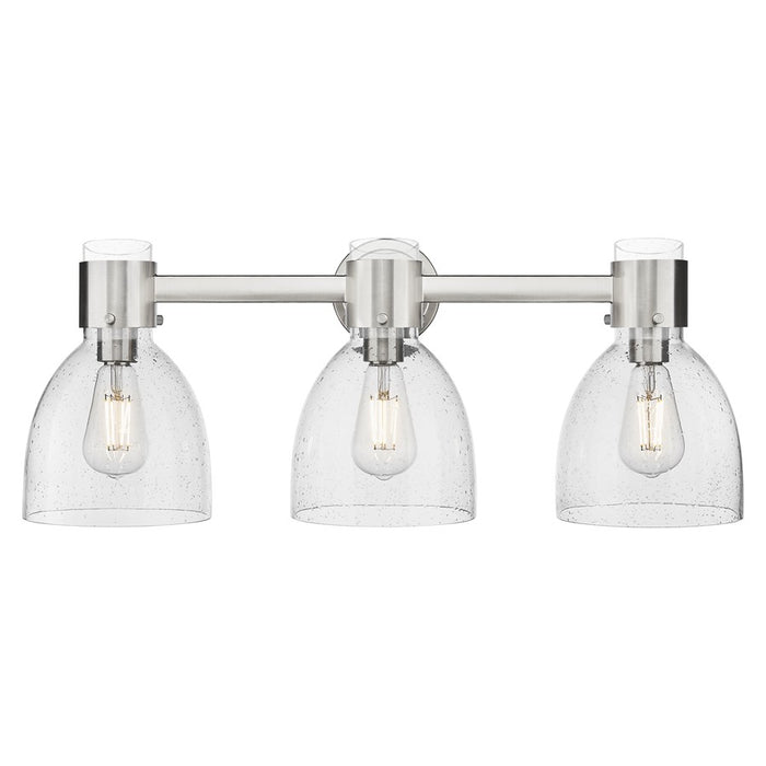 Innovations Lawton Bell 3Lt 24" Bath, Satin Nickel/Seedy - 464-3W-SN-G464D-7SDY