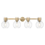 Innovations Lawton Sphere 4Lt 34" Bath, BB/Clear - 464-4W-BB-G464B-7CL