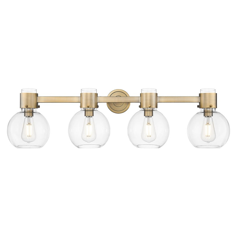 Innovations Lawton Sphere 4Lt 34" Bath, BB/Clear - 464-4W-BB-G464B-7CL