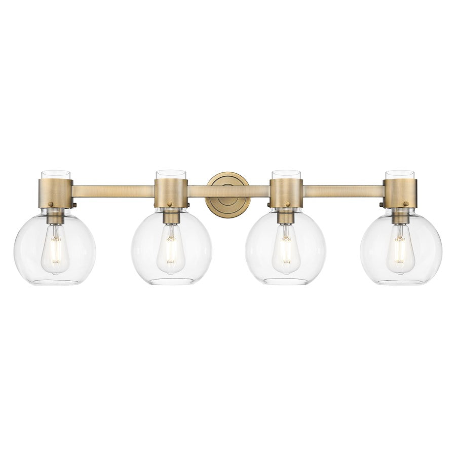 Innovations Lawton Sphere 4Lt 34" Bath, BB/Clear - 464-4W-BB-G464B-7CL